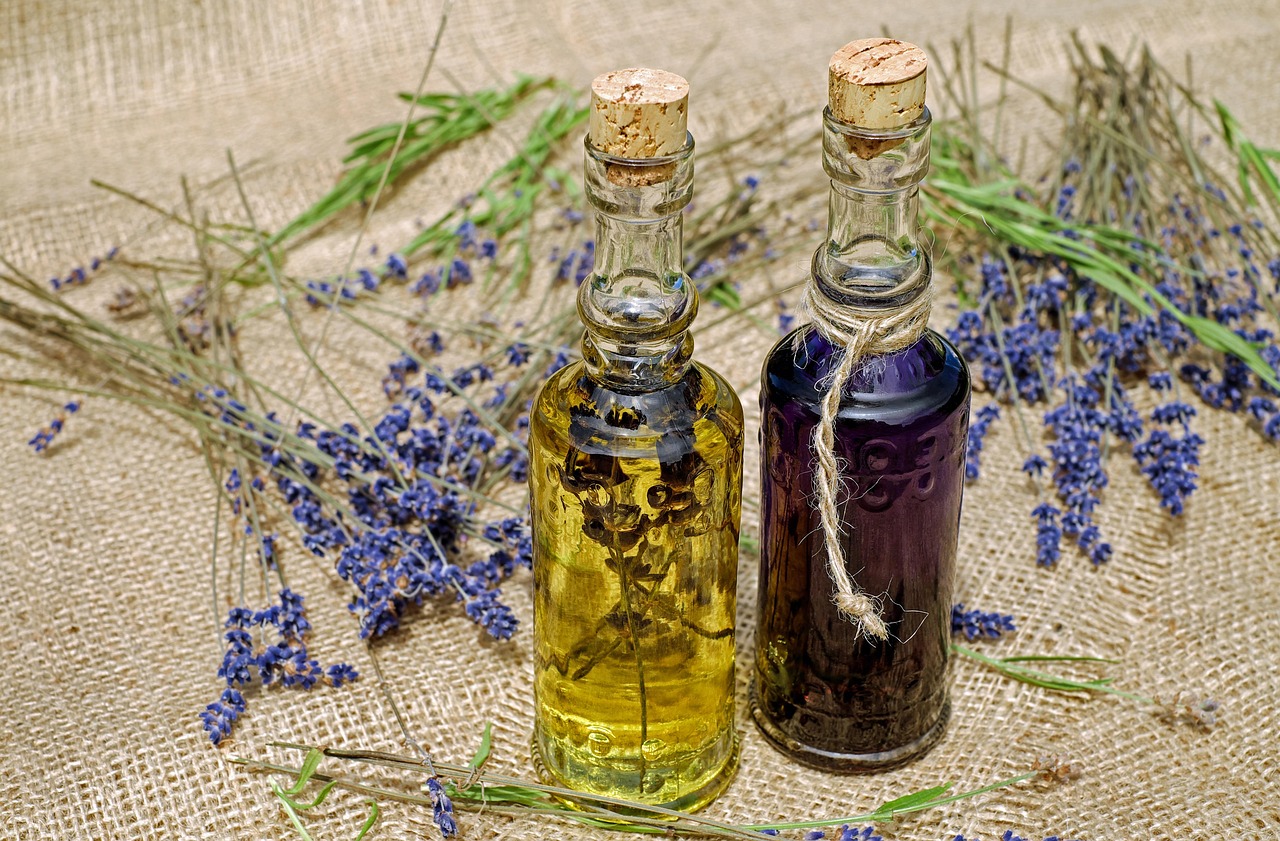 Bath oil, oil, lavender — 5 Common Causes of Neck Pain